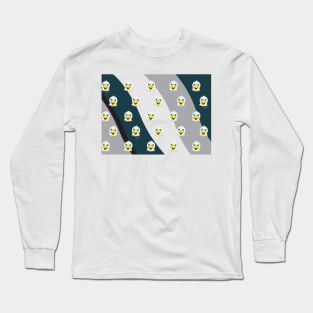 Swoop Pattern (for face mask) Long Sleeve T-Shirt